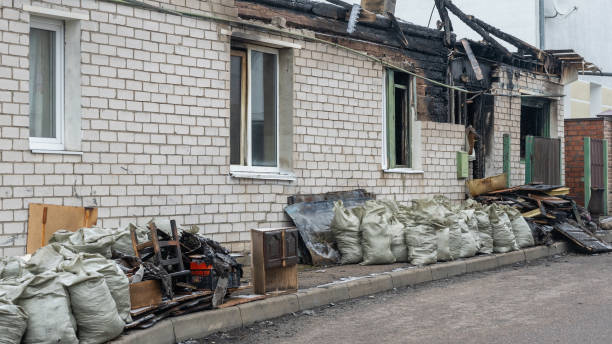 Professional Fire Damage Removal technician working in West Friendship, MD